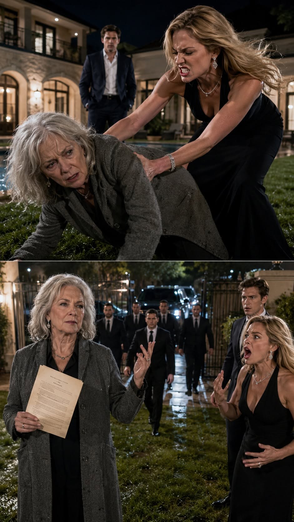 Elderly Mother Pretends to Lose Her Memory Until Her Son’s Wife Attacks Her and the Trustees Arrive to Reclaim the Austin Mansion They Thought They Owned