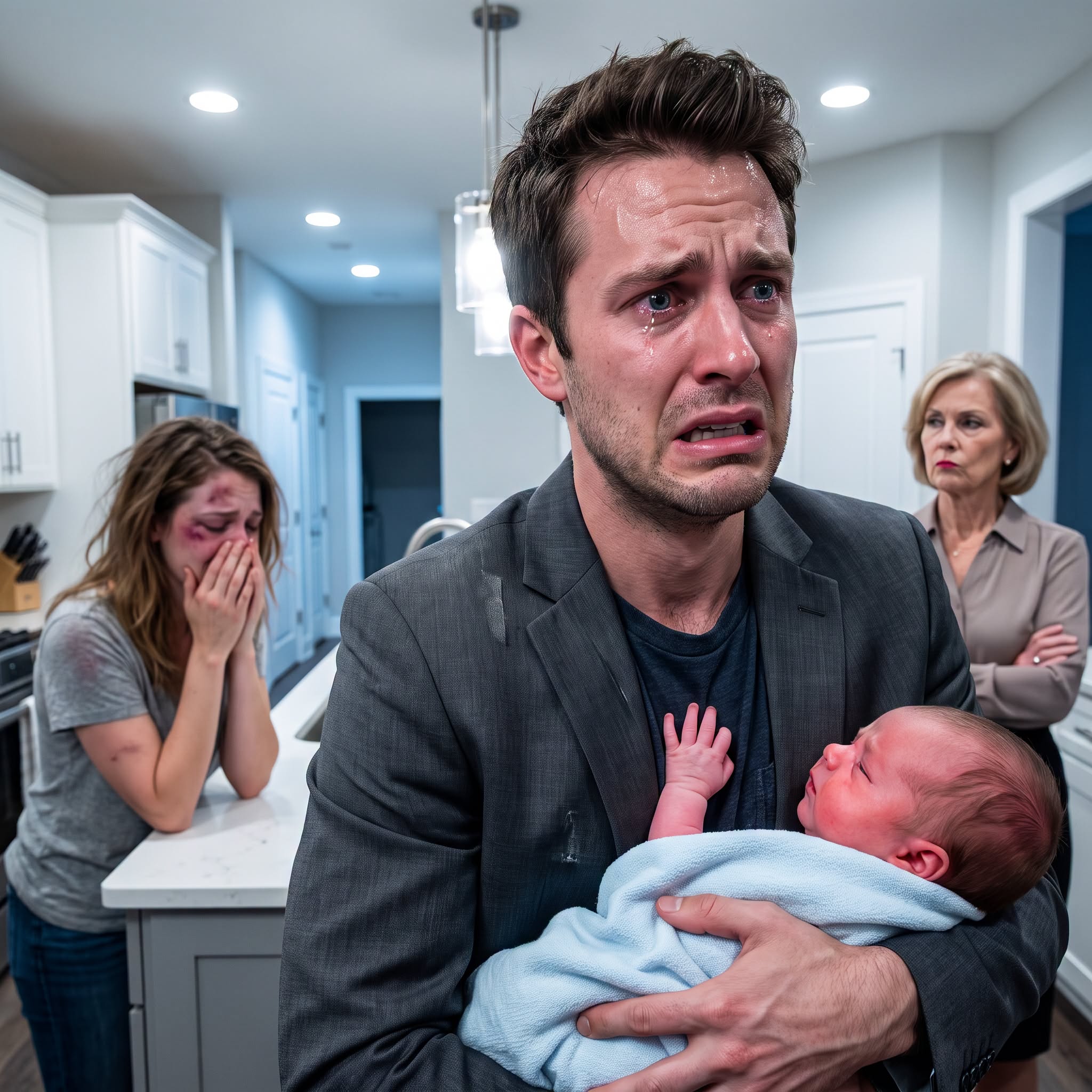 Father Returns From a Business Trip and Finds His Feverish Newborn in His Arms While His Bruised Wife Reveals That His Mother and Sister Prevented Her From Seeking Help as Hidden Cameras Preserve the Truth