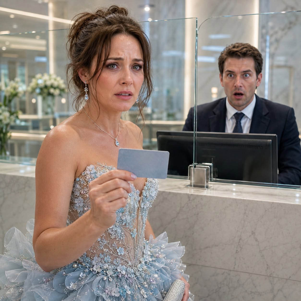Thrown out with only forty three dollars, a humiliated wife brings her late father’s dusty bank card to a luxury bank and discovers a hidden nine-digit fortune that leaves the teller pale and changes her life forever.