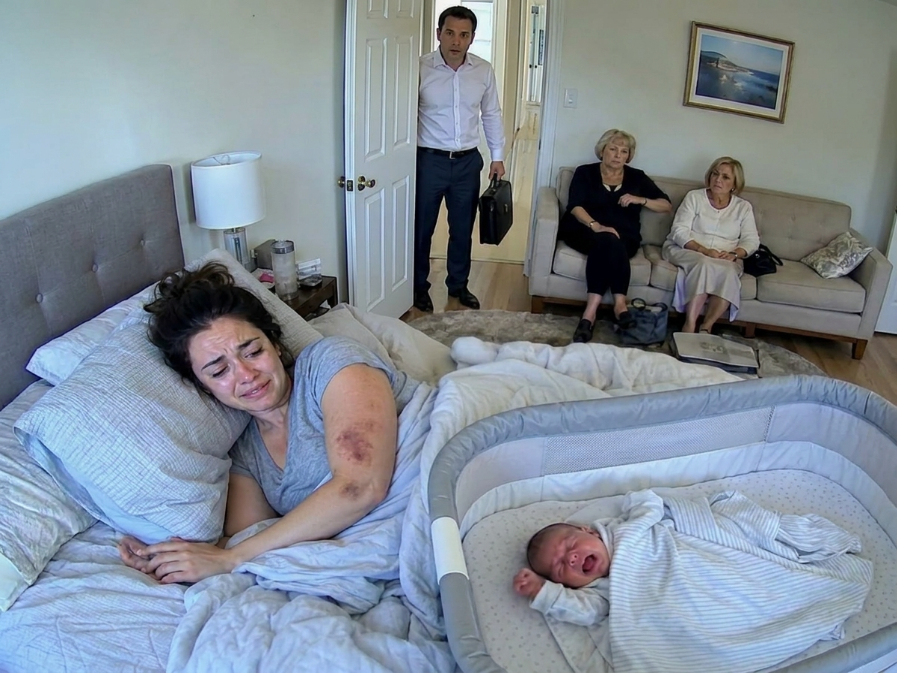I Came Home To Find My Wife and Newborn Fighting for Their Lives — Then the Doctor Saw the Bruises