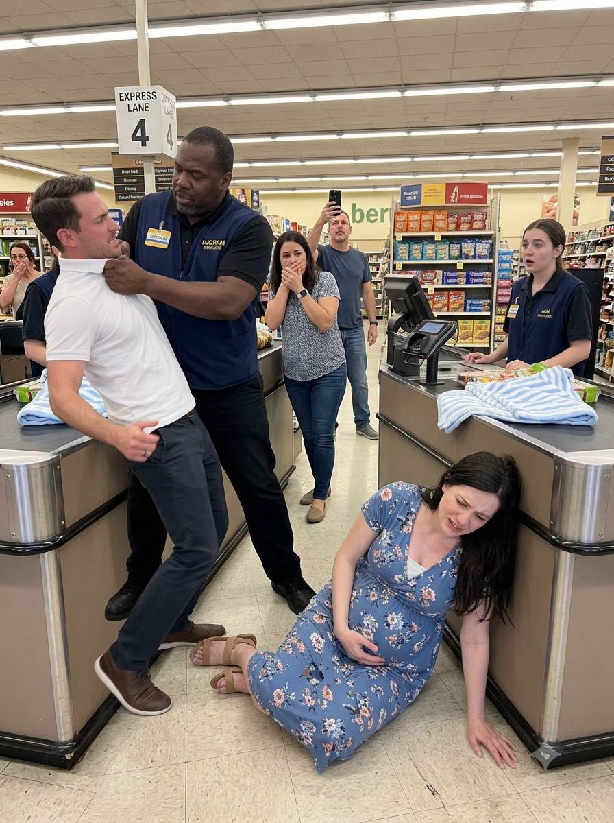 My husband slammed my eight-month-pregnant belly into the checkout counter over a fourteen-dollar baby blanket.