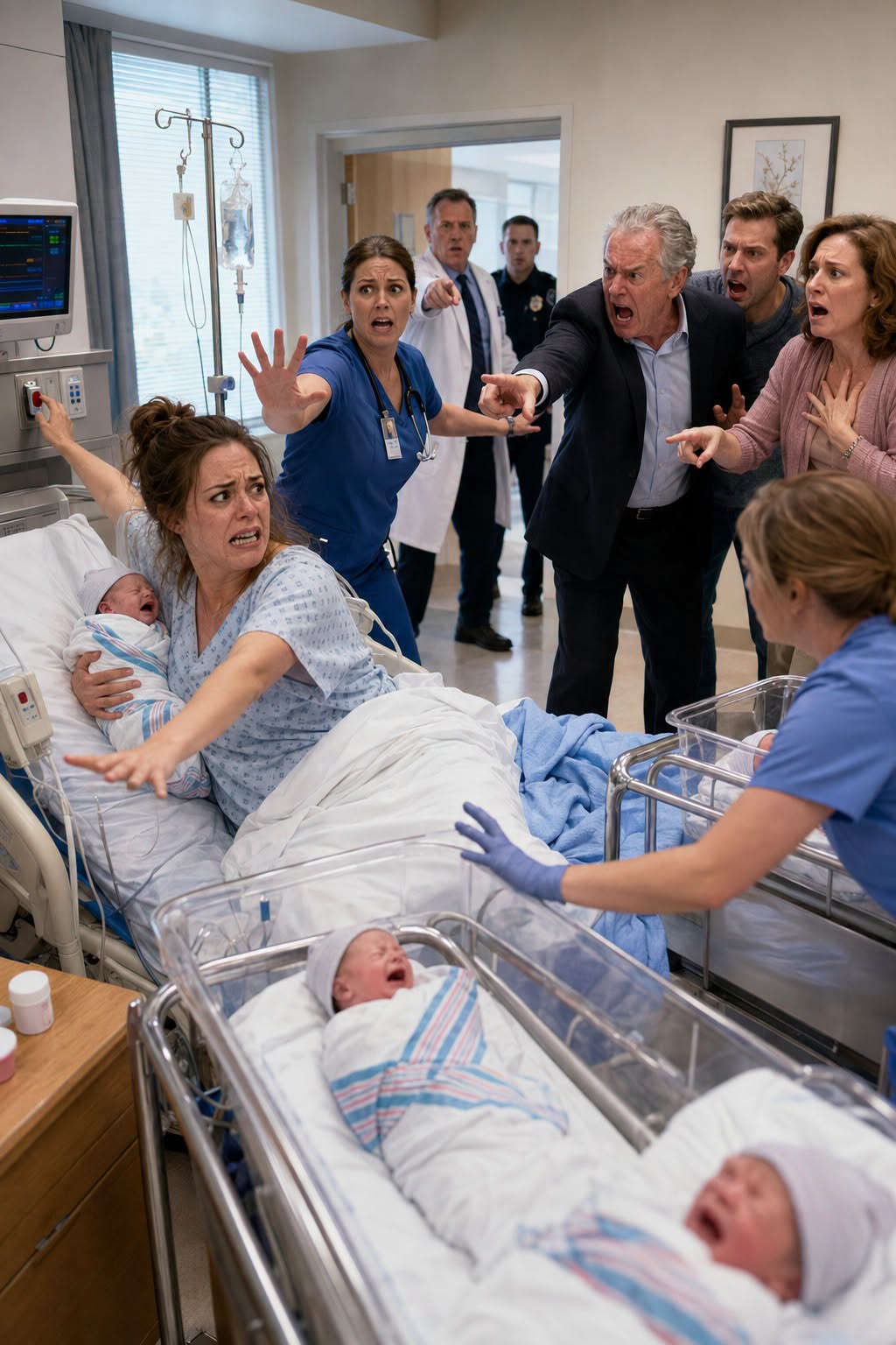 Her Father Tried to Take One of Her Triplets—Then She Pressed the Emergency Button.