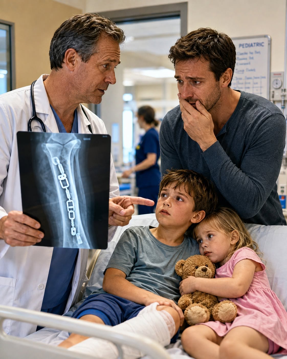 My six-year-old nephew crawled seven blocks with his little sister after escaping a locked basement—then the doctor said his broken leg wasn’t new
