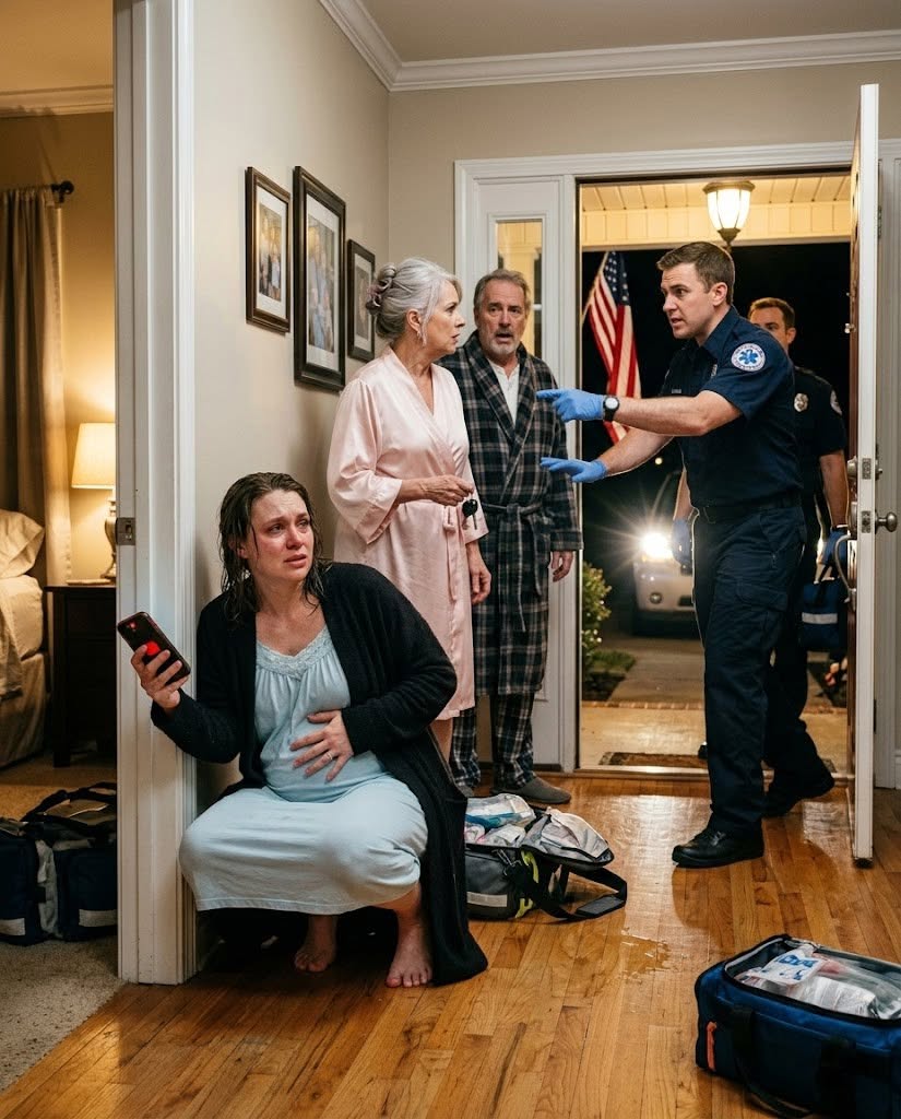 Mother-in-Law Steals Pregnant Woman’s Keys During Twin Labor—Then Her Emergency Protocol Records Everything as Paramedics Break In.