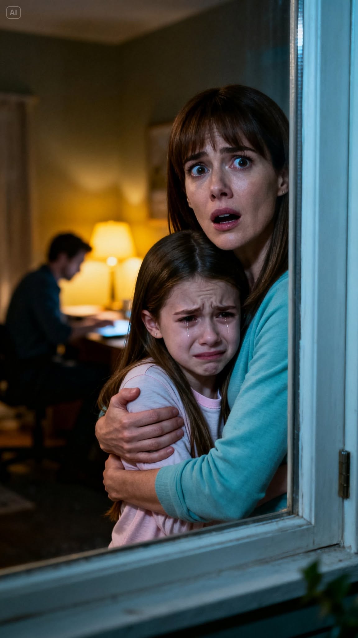 I took our daughter to surprise my husband at his mother’s house—then she peeked inside and whispered, “Mom… look, but quietly.”