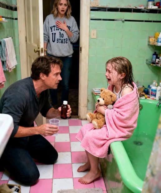 Five-Year-Old Daughter Said Daddy’s Bath Games Were Secret—Then I Looked Through the Bathroom Door and Called the Police