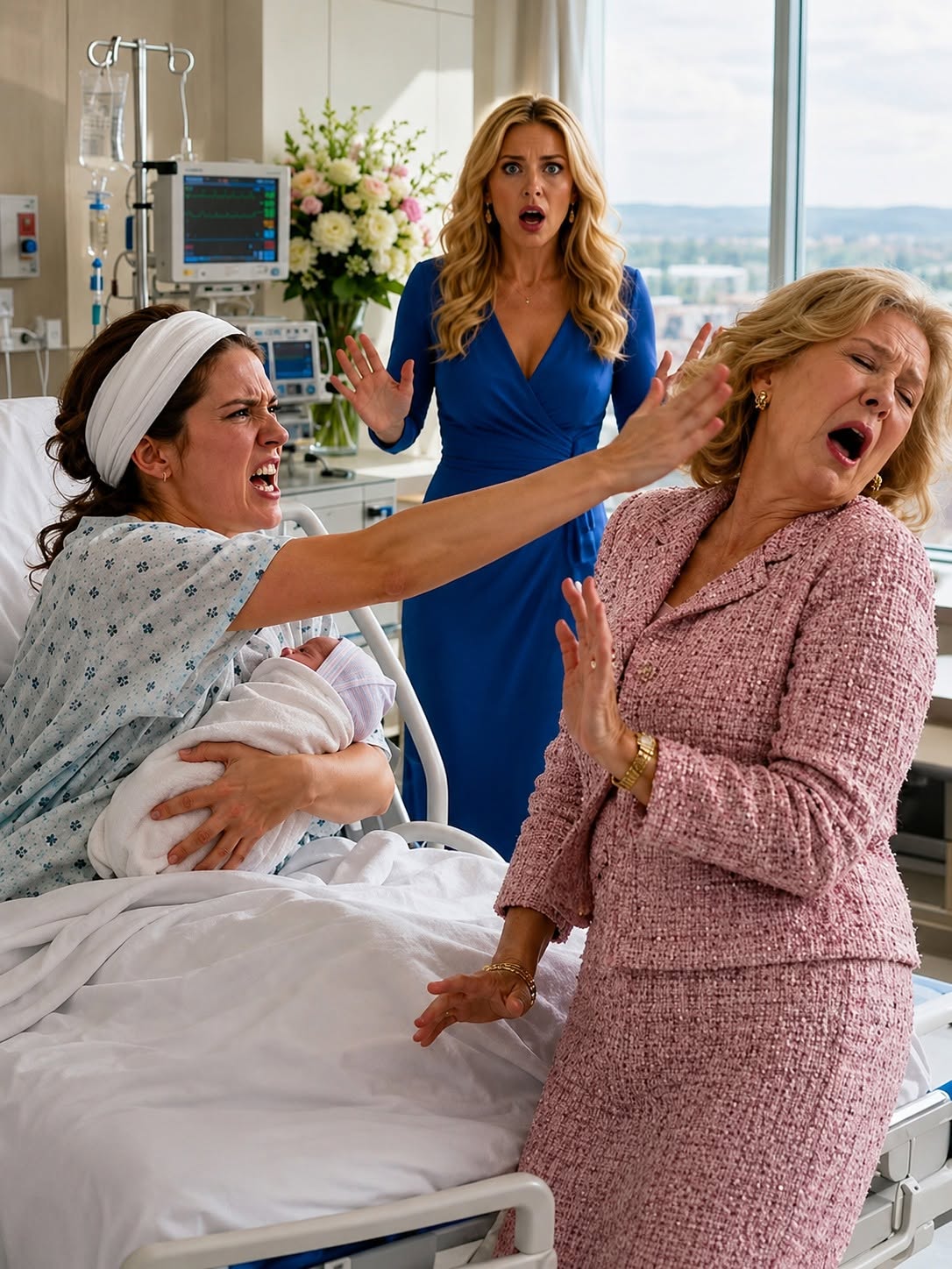 One week after I nearly died giving birth, my mother came demanding $3,000 for my sister’s family—so I opened the folder she never expected me to keep