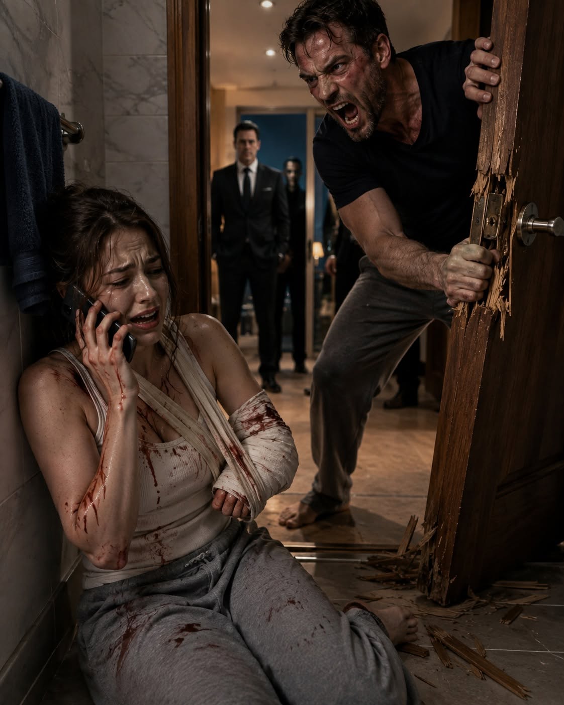 Husband Breaks His Wife’s Arm and Laughs at Her Cry for Help—Until New York’s Most Feared Mafia Boss Walks Through the Door