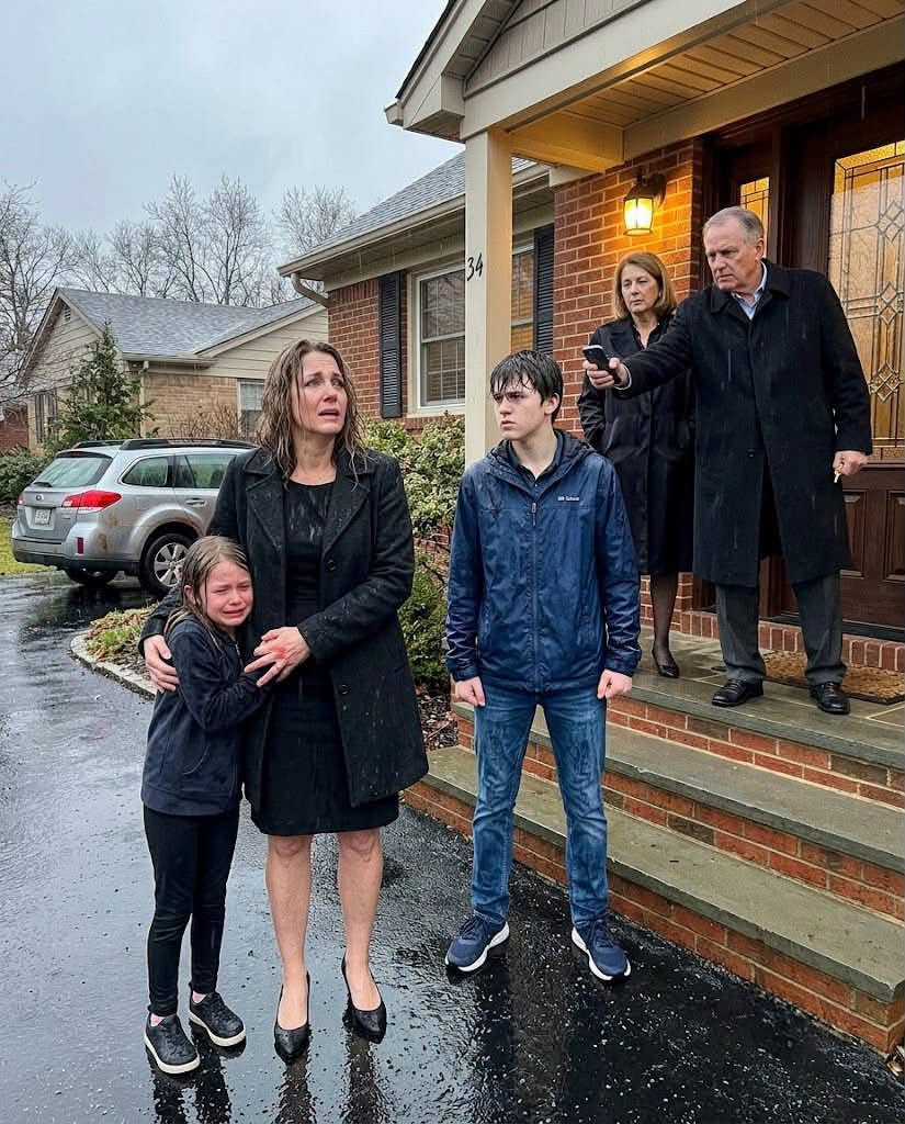 In-Laws Lock Widow and Children Out After Funeral—Then Three Headlight Flashes Reveal Her Husband Left One Final Protection.