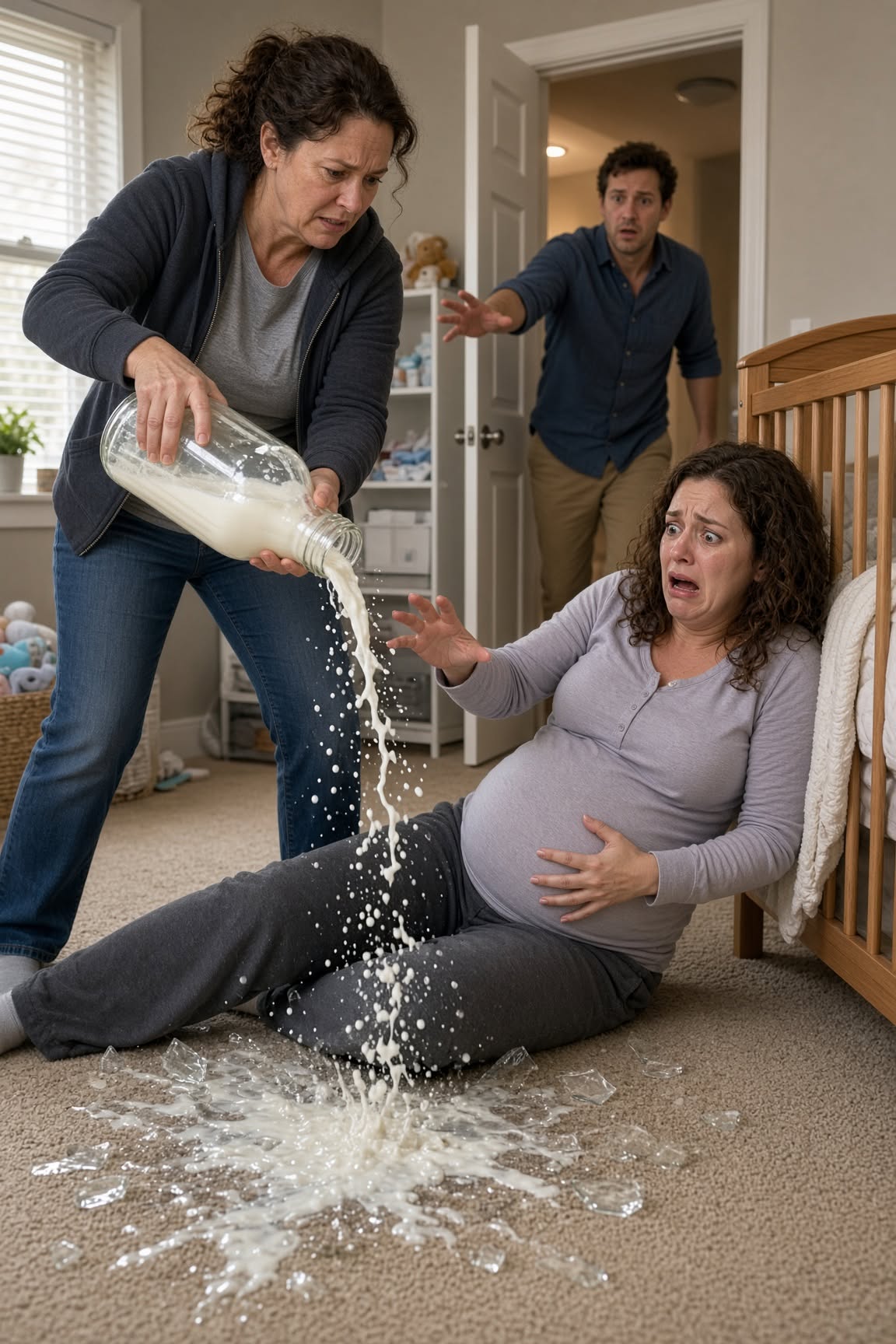 Pregnant Woman Hides a Recorder Inside a Milk Bottle—Then Her Investigator Brother Arrives Seconds Before the Nanny Strikes Again