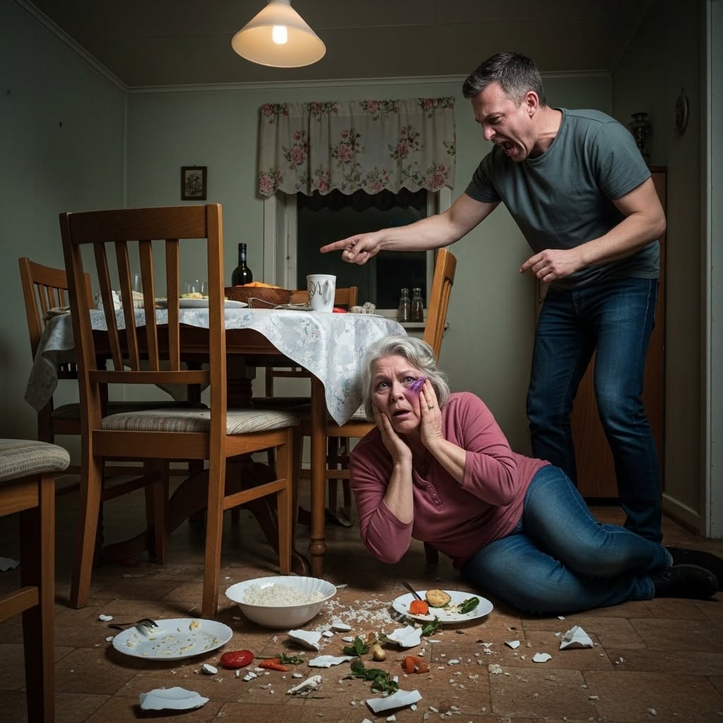 Son Slaps His Own Mother Over Unsalted Soup—But the Look in Her Eyes After the Blow Changes Everything