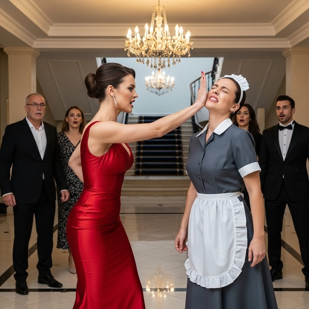 No Maid Ever Lasted in the Billionaire’s Mansion Until Naomi Finally Stood Up to His Cruel New Wife in Front of Everyone