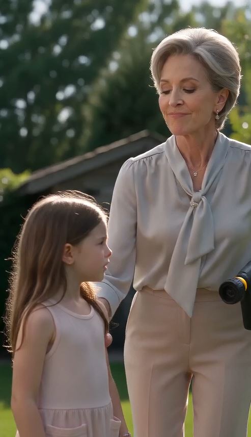 My mother sprayed my five-year-old daughter with a garden hose—then she handed me a key and whispered what Grandma was hiding in the shed