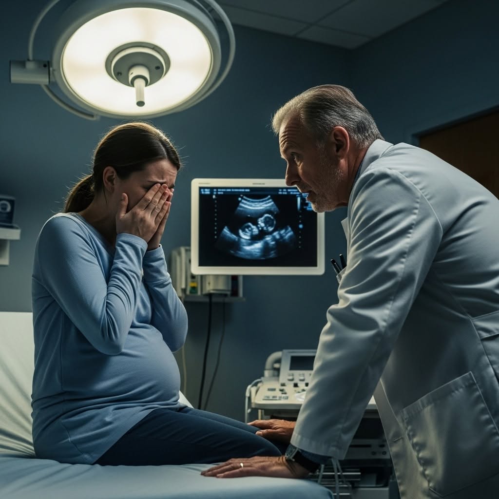 Doctor Checks a Pregnant Woman’s Ultrasound and Tells Her to Run From Her Husband