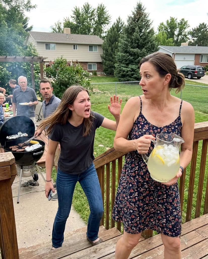 At the Family Barbecue, Her Husband Chose His Daughter’s Lie Over His Wife—But the Hidden Evidence Waiting at Home Changed Everything.