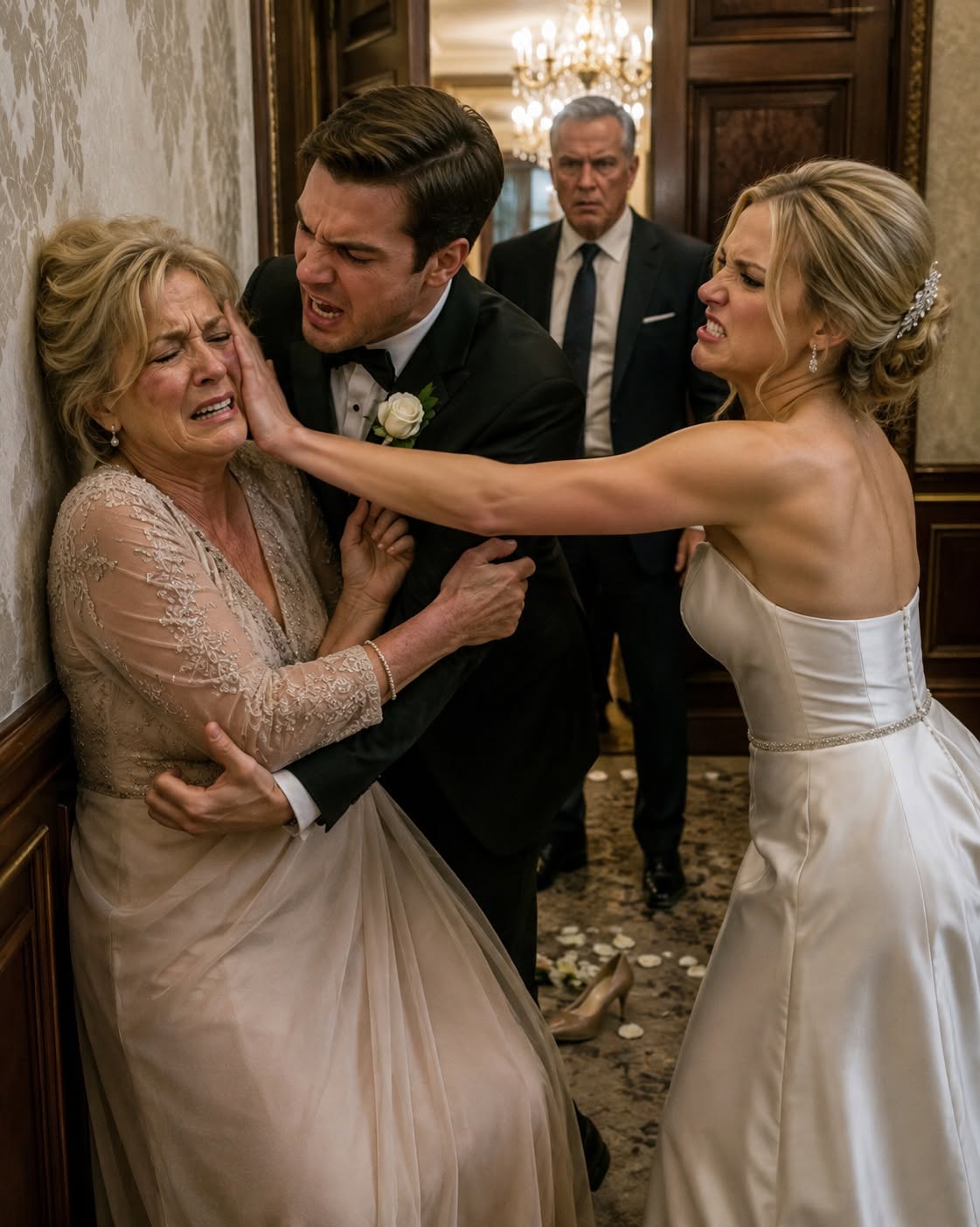 My son and his bride attacked my wife at their wedding—then the venue’s recovered security footage put their perfect new life in my hands