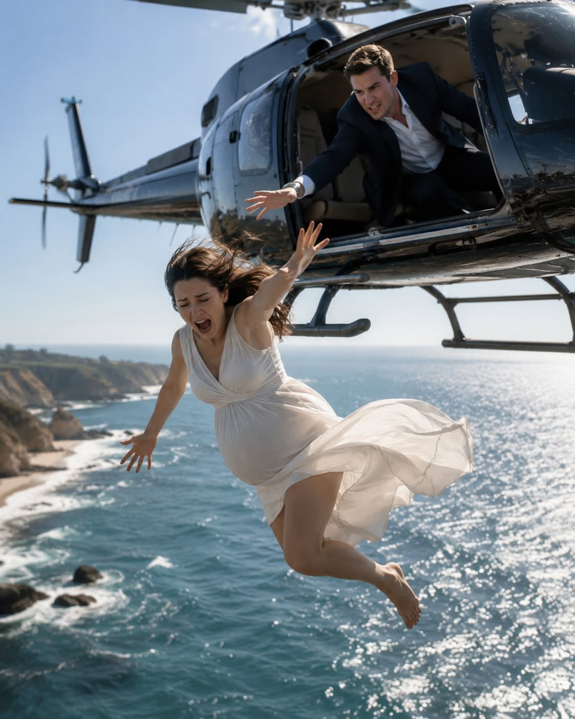 Husband Pushes His Pregnant Wife from a Helicopter Until Her Hidden Plan Turns His Perfect Murder Against Him