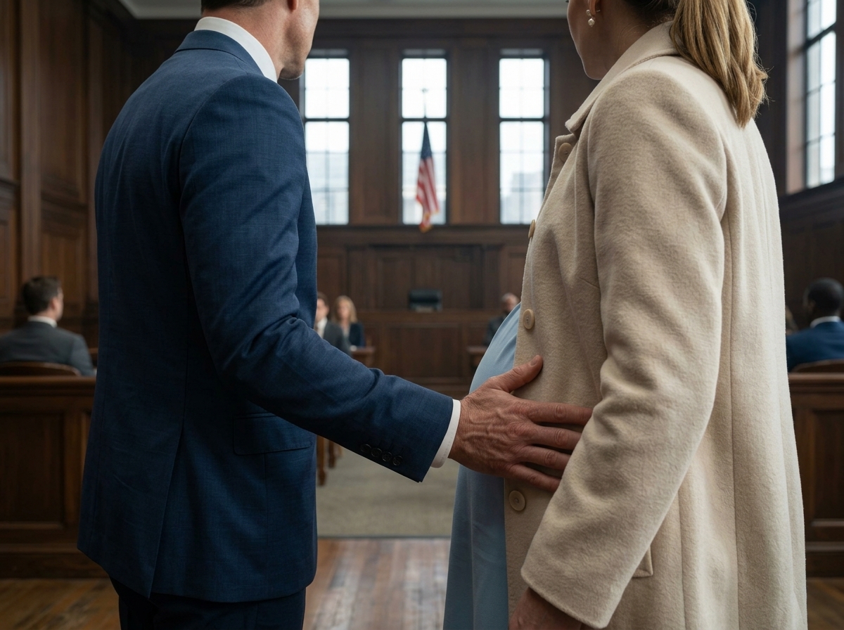 He Brought His Pregnant Mistress to Court—Then My Father Stood Up
