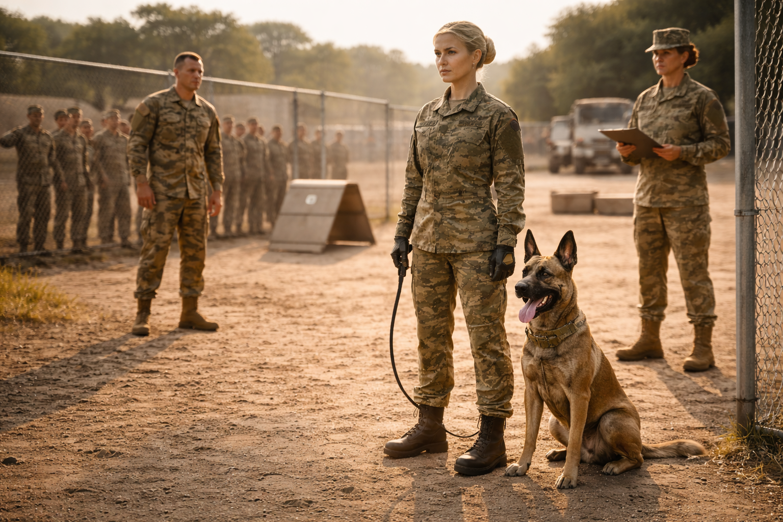 They Sent the K9 at Her—She Stayed Still