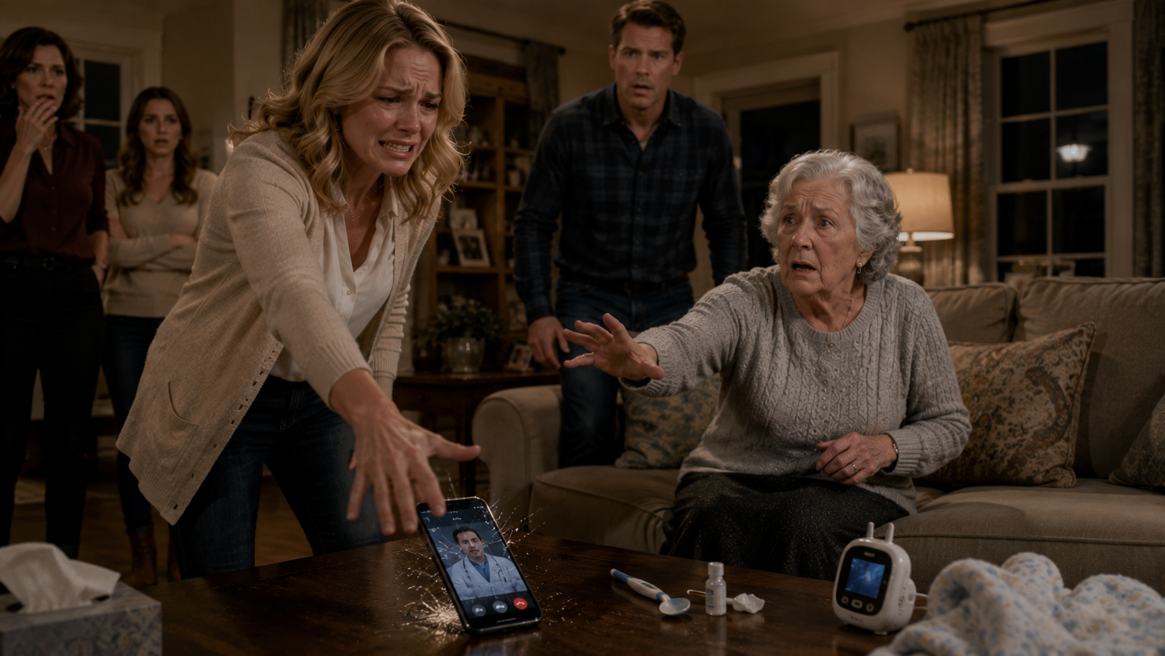 “She smashed her mother-in-law’s phone after accusing Grandma of recording her.”