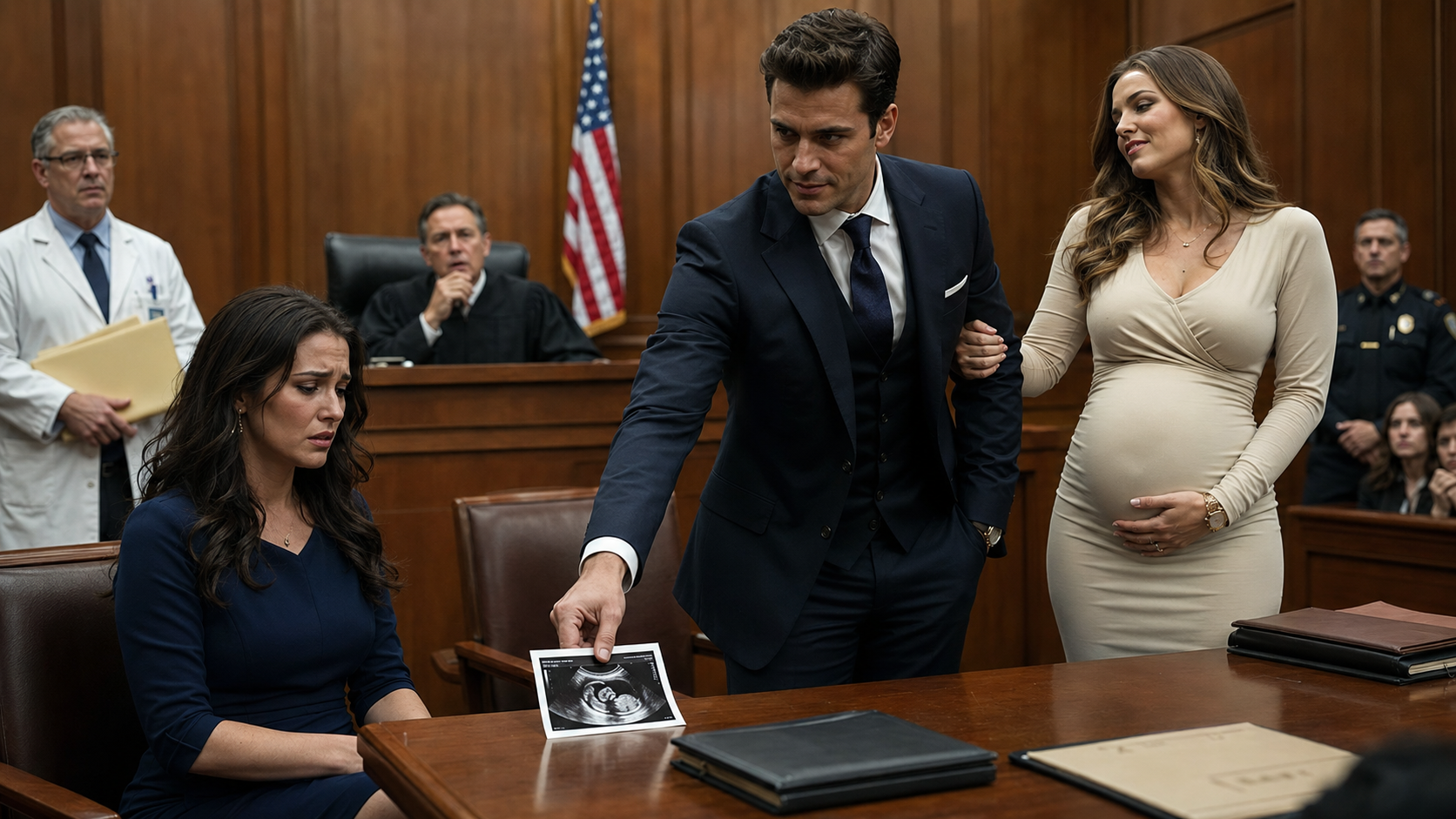 “He brought his pregnant mistress to court… then the DNA test destroyed him.”