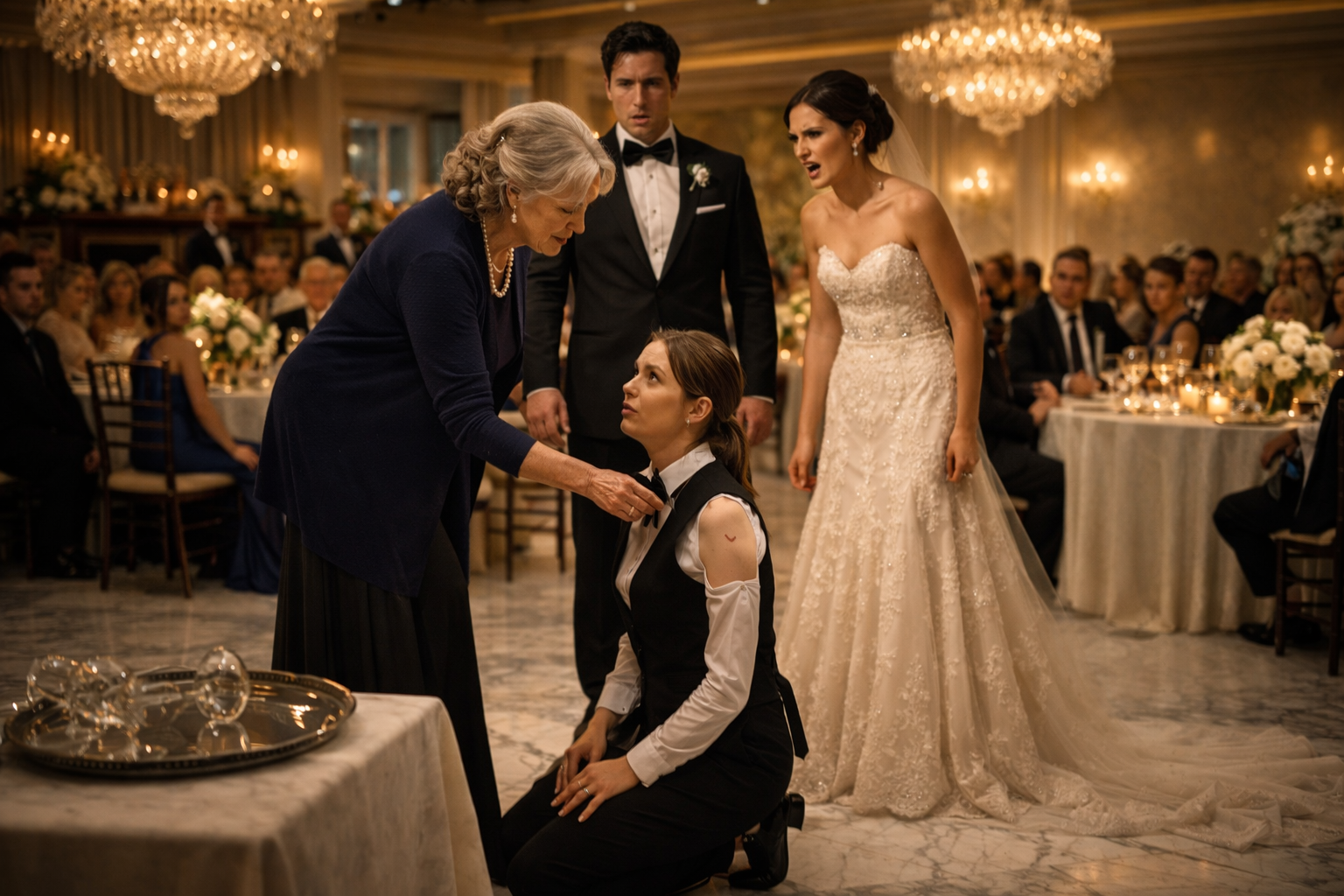 The Bride Mocked the Waitress—Then Her Scar Stopped the Wedding