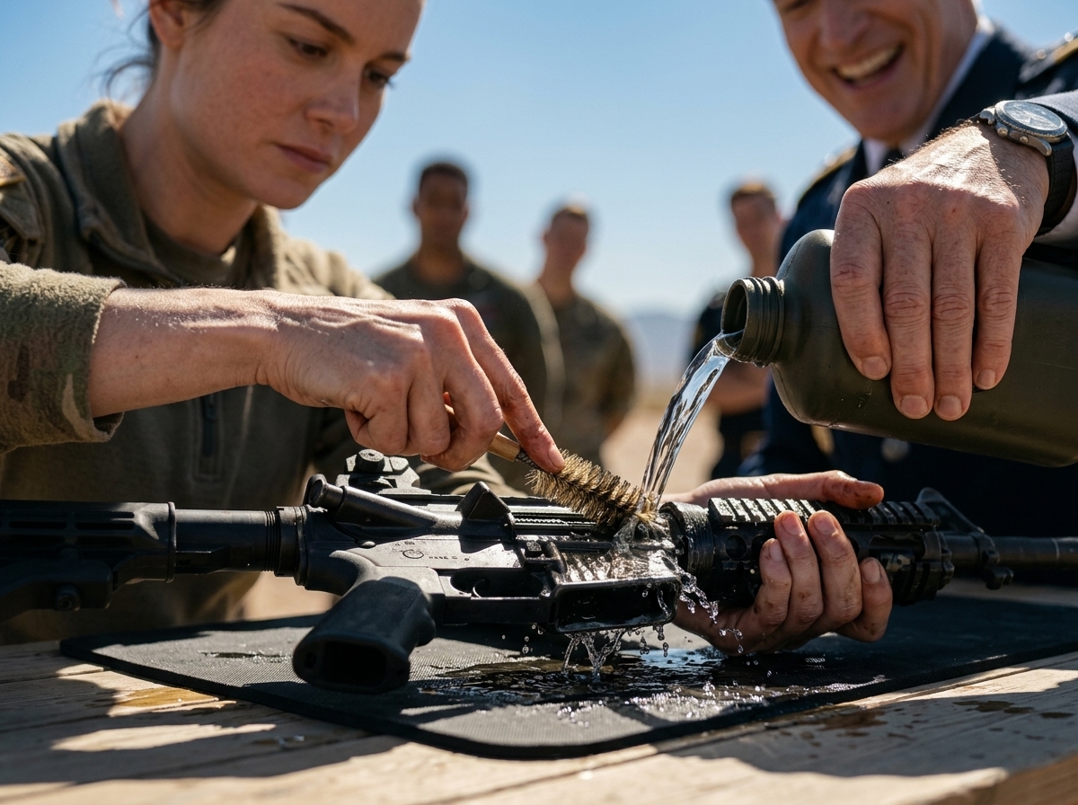 He Soaked the Rifle—Then the Water Exposed Him