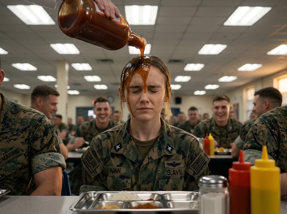 They Filmed Her Humiliation Until Her Father Walked Into the Mess Hall