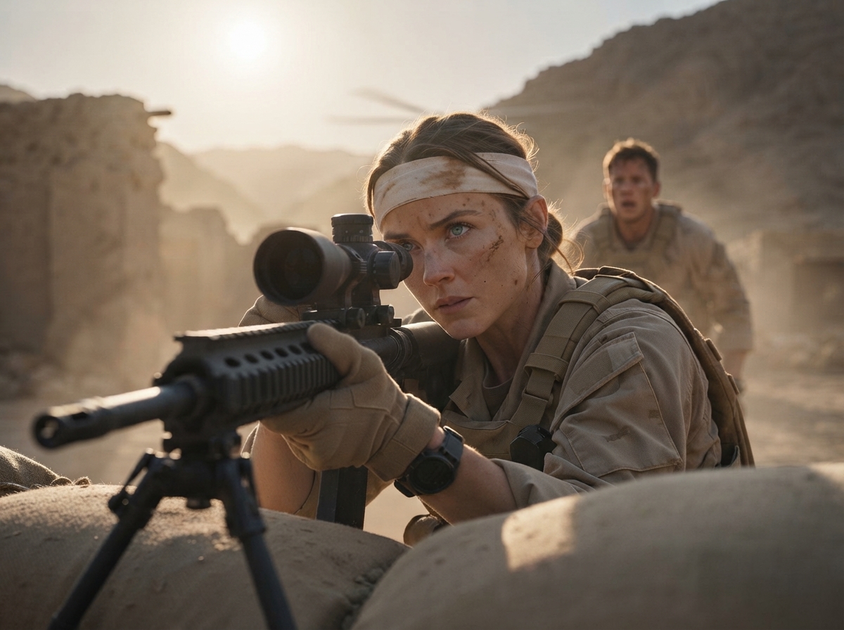 The Supply Girl Took the Rifle and Silenced the Ridge