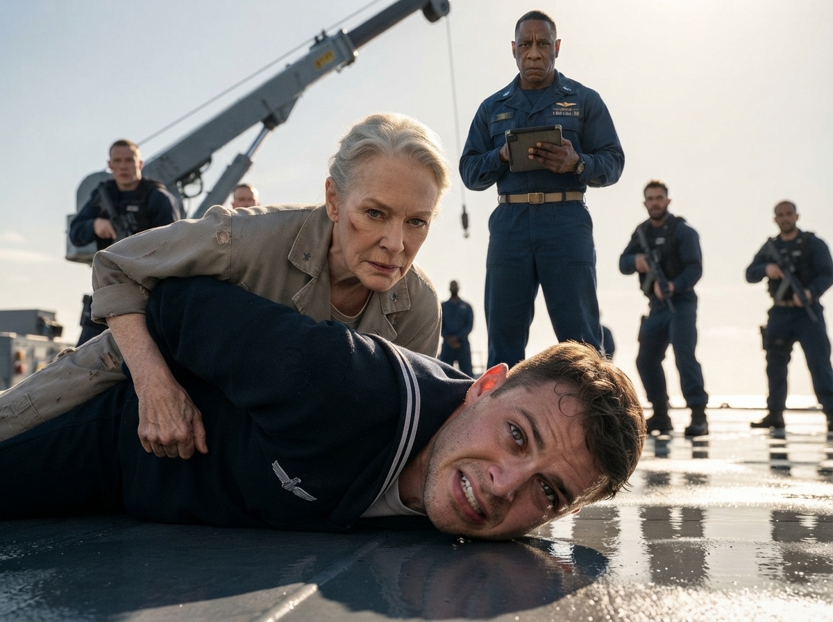 He Shoved the Old Contractor, Then the Crew Called Her Admiral