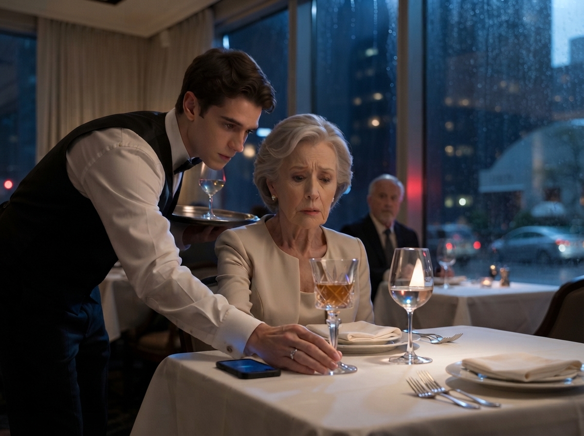The Waiter Stopped My Drink, Then My Daughter’s Plan Unraveled