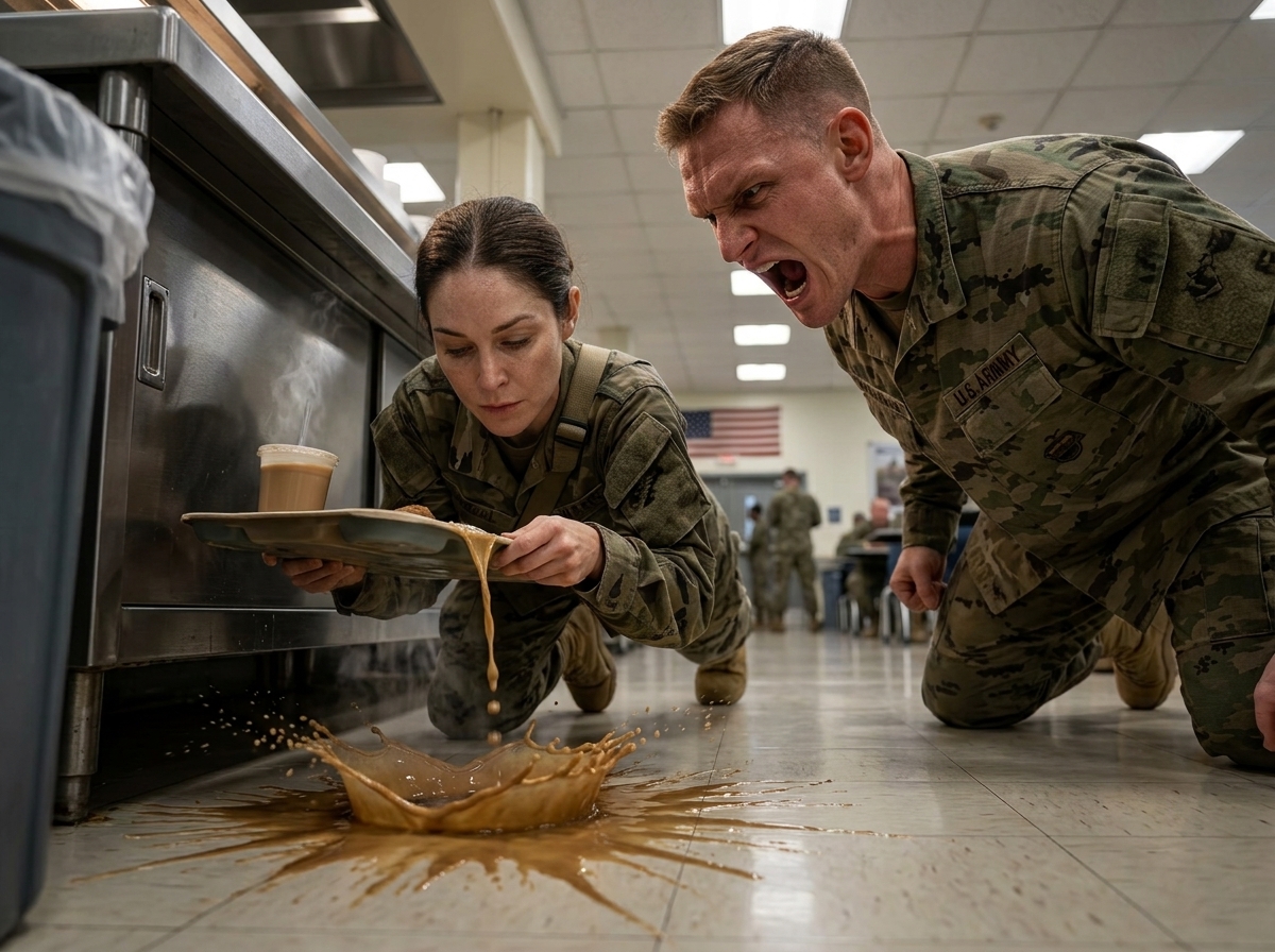 He Shoved Her in the Chow Hall—Then the Room Chose a Side