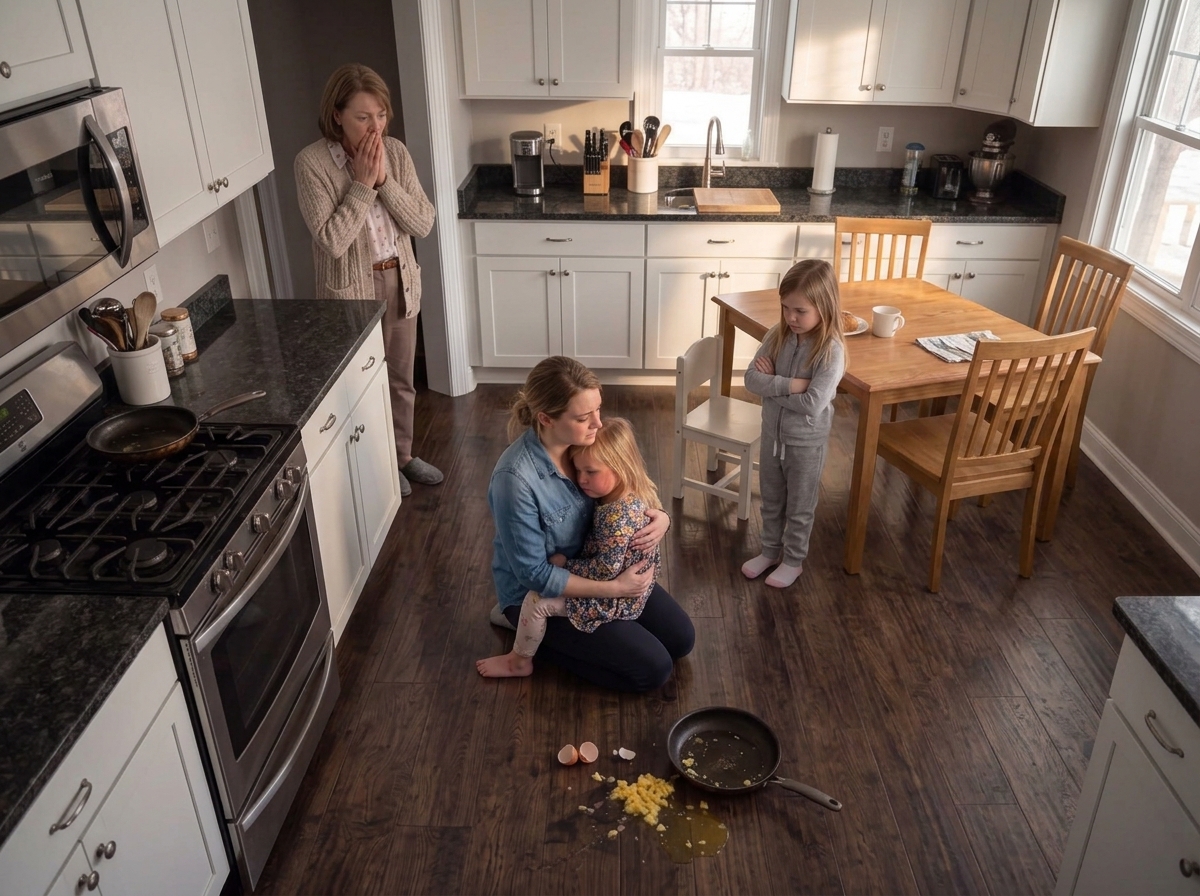My Sister Hurt My Daughter at Breakfast—Then Mom Told Me to Lie
