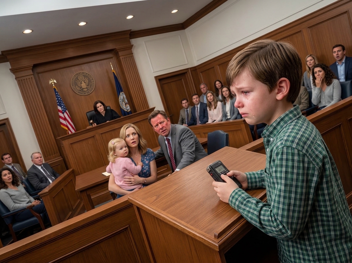 At The Custody Hearing, My Son Pulled Out Grandpa’s Recorder—And My Husband’s Entire Case Died In Front Of The Judge