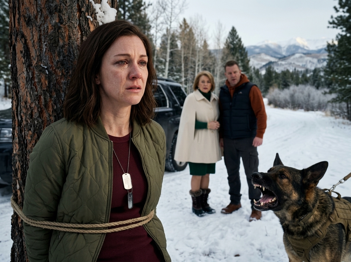 He Left Me Tied to a Pine in a Snowstorm With My Retired Military K9