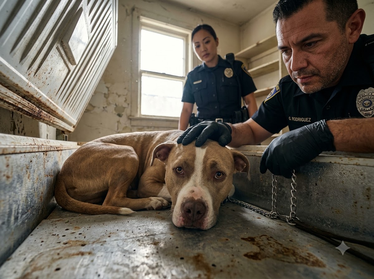 The Officer Heard Scratching Inside A Chained Freezer