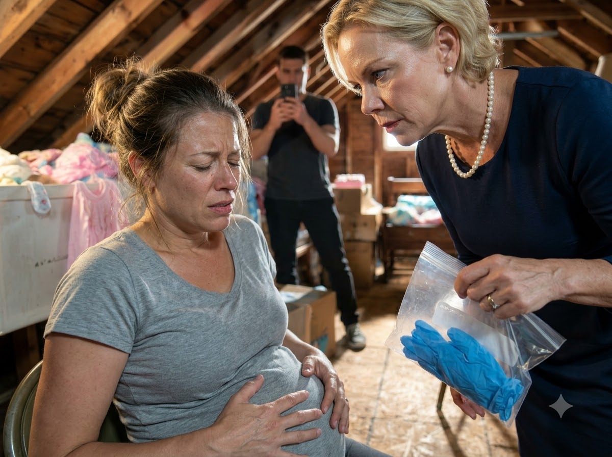 My Mother-In-Law Turned My Pregnancy Into A Private Humiliation Show In The Attic—But The Hidden Upload They Mocked Became The One Thing They Couldn’t Control