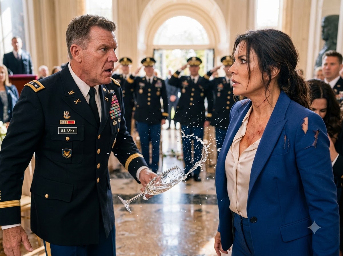 My Brother-In-Law Poured Champagne Over The “Failure” In His Ballroom—Then Four Generals Saluted Me