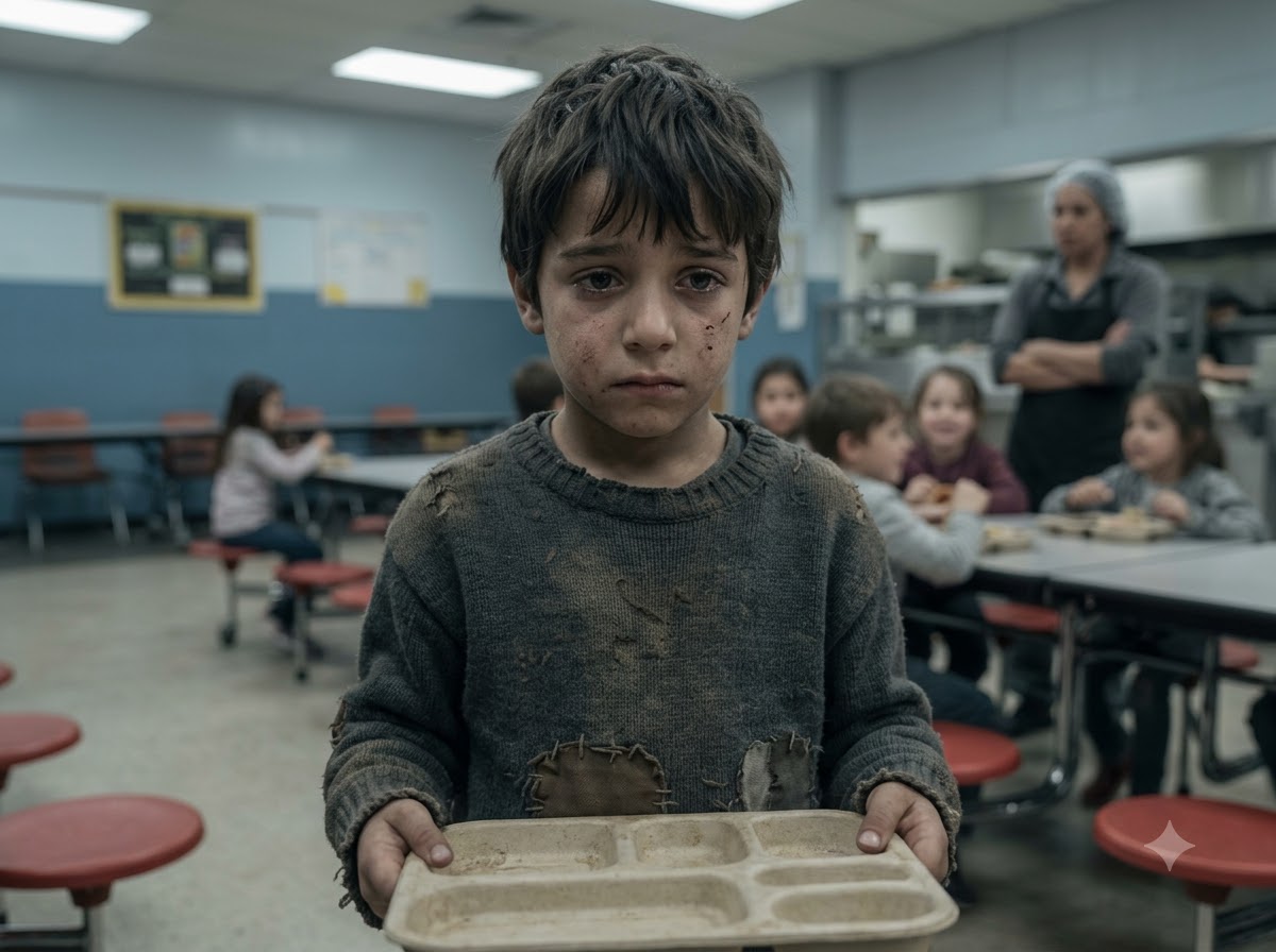 The Orphan Asked How Much Trouble He’d Get For Finishing Lunch—Then His Teacher Found The Benefits His Aunt Had Stolen