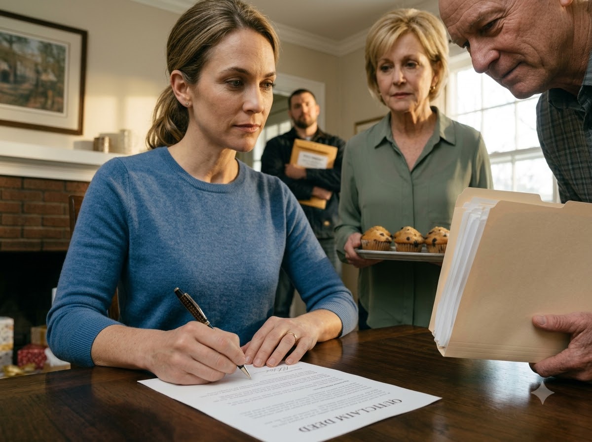 My Parents Forced Me To Sign My House Over To My Brother—Then The Title Officer Asked Why He Thought One Percent Meant Everything