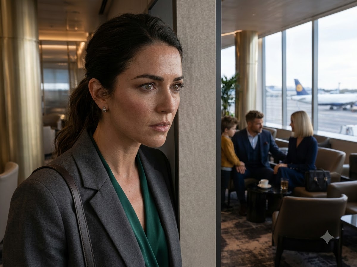 My Husband Kissed Me Goodbye for “London”—Then I Found Him in the First-Class Lounge With Another Woman, a Hidden Son, and a Forged Plan to Steal My Company