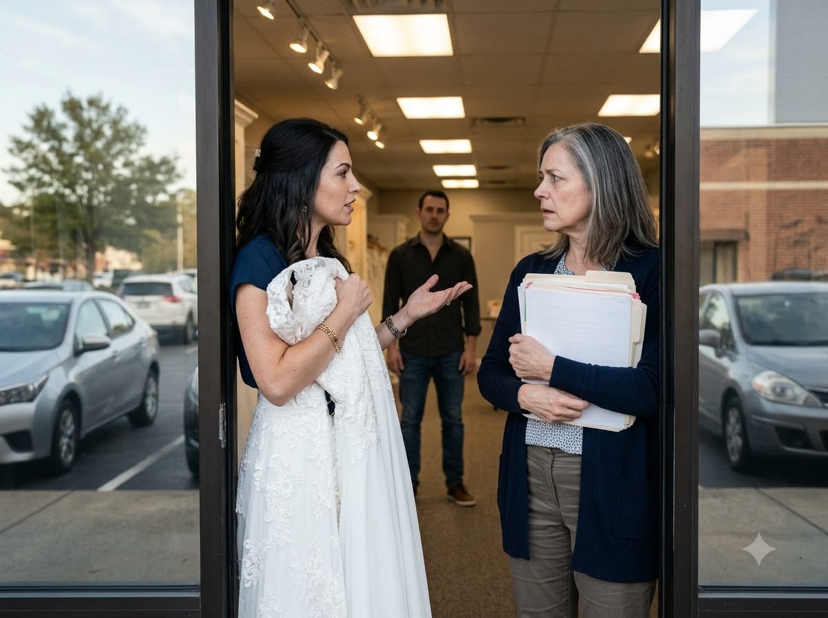 THE BRIDE WHO TOLD HER MOTHER NOT TO COME