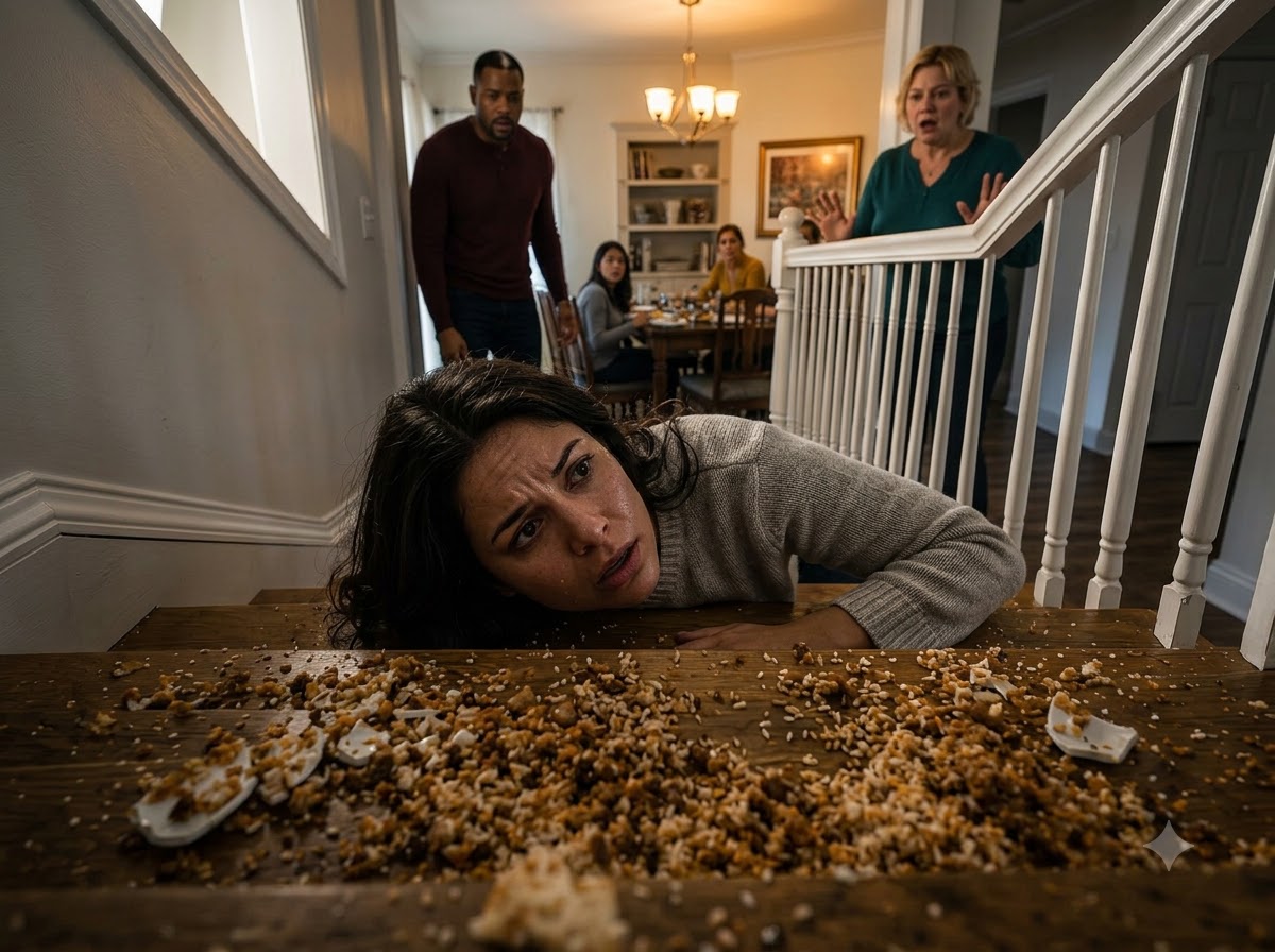 My Mother-in-Law Shoved Me Down The Stairs During Family Dinner