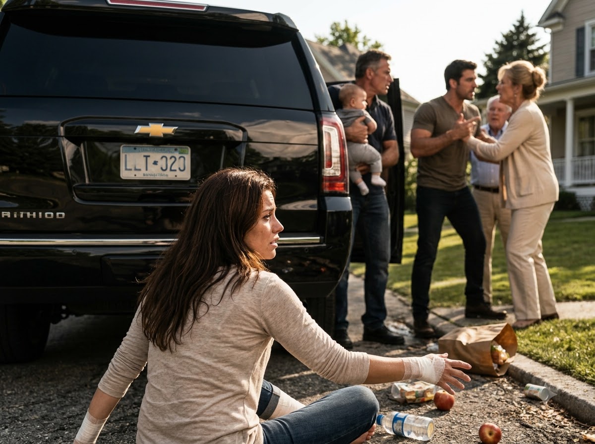 My Mother-in-Law Shoved Me Into the Driveway and Took My SUV