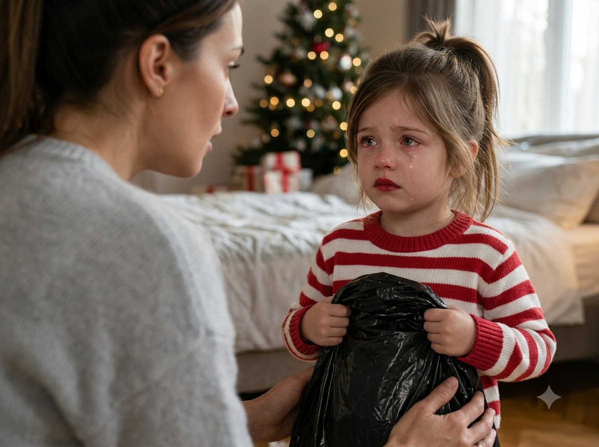 My Six-Year-Old Daughter Came Home From Christmas Wearing a Trash Bag Under Her Sweater