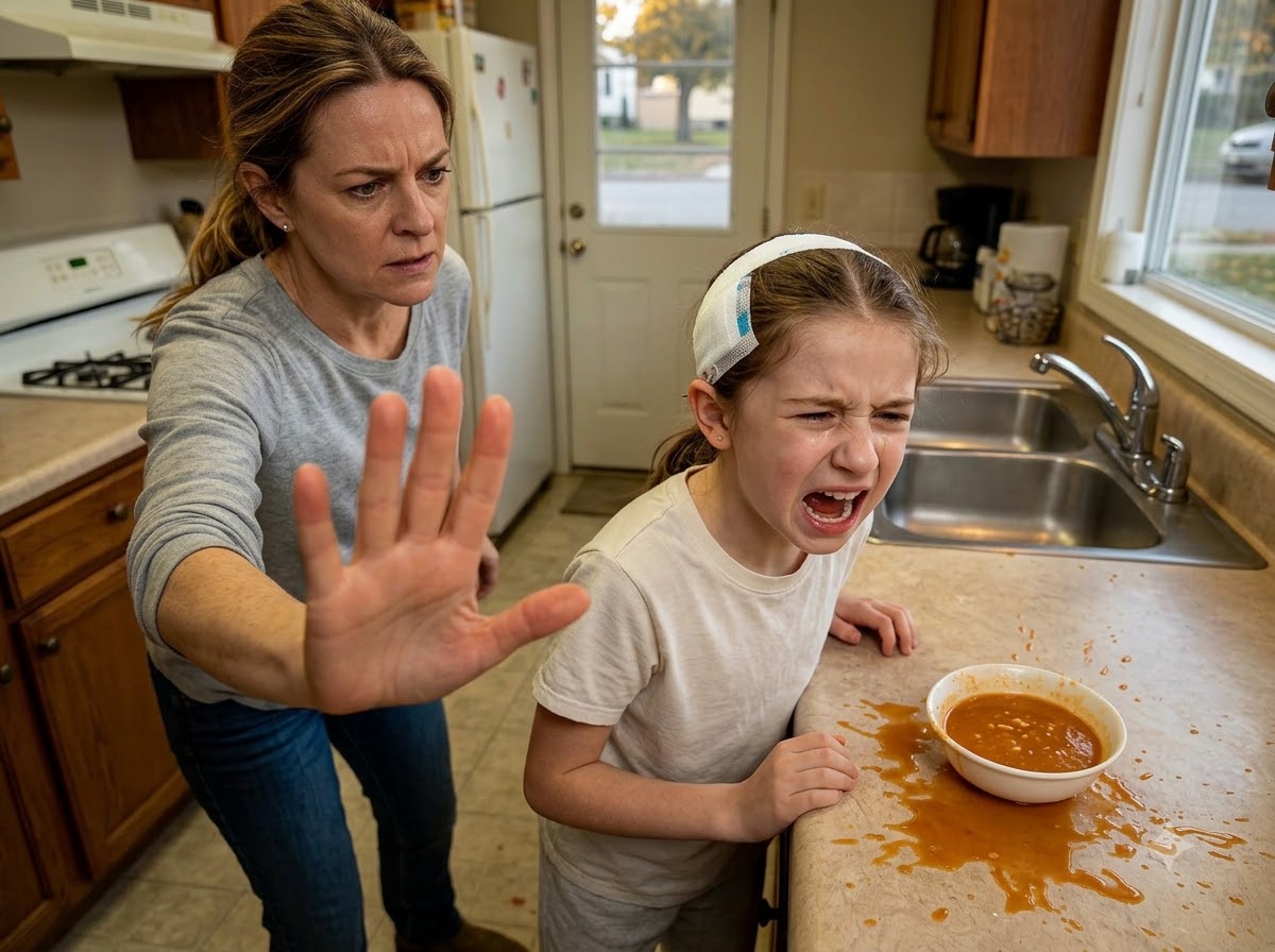 My Wife Threw A Towel At My Daughter After Brain Surgery And Said, “Clean It Up”