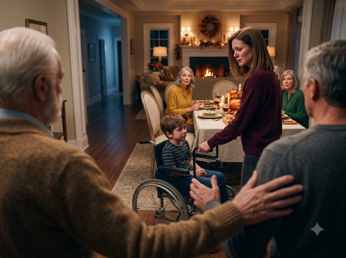 My Father-in-Law Told My Son No One Wanted His Wheelchair At The Thanksgiving Table