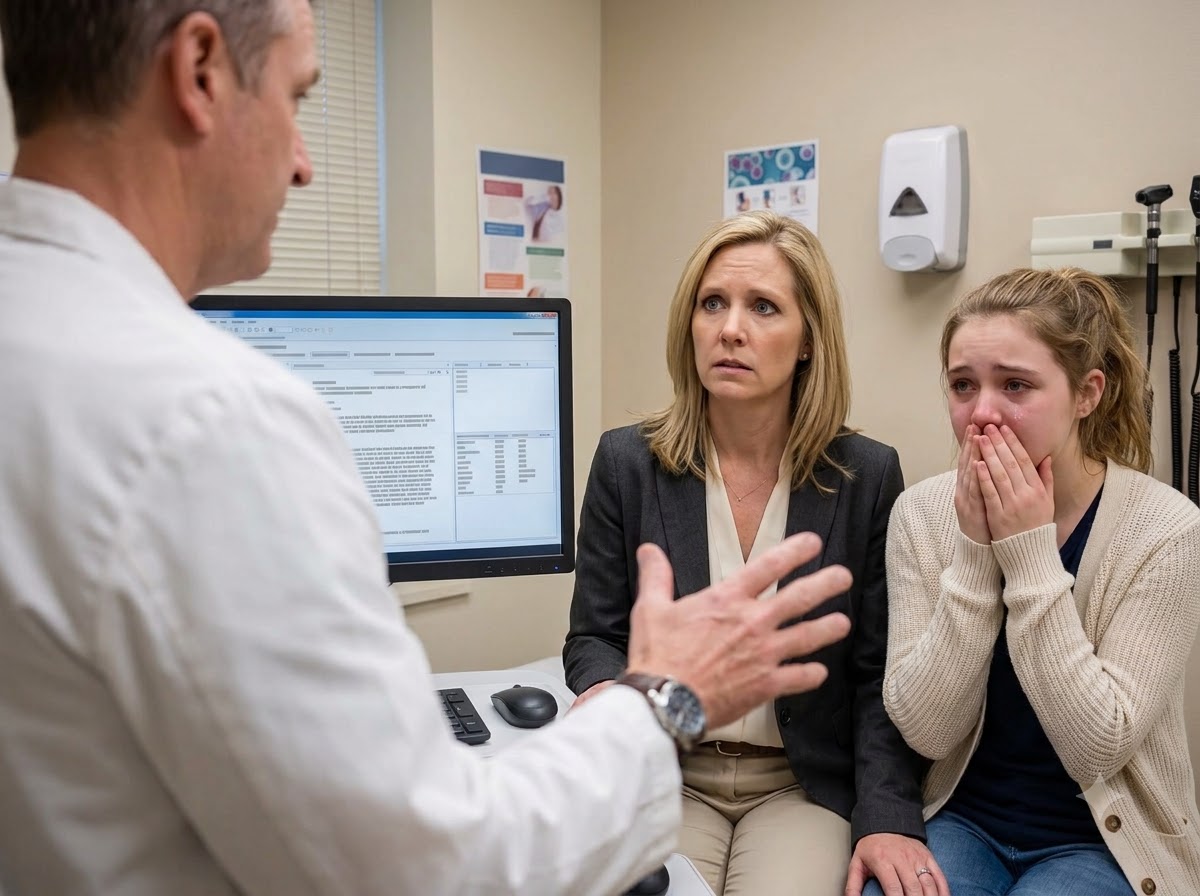 My Fifteen-Year-Old Daughter Collapsed In The Exam Room And Said Her Father Told Her She Was Faking