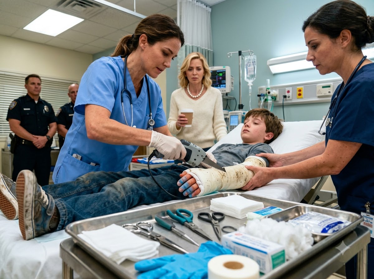 My Eight-Year-Old Son Was In Septic Shock And I Still Begged The ER Doctor Not To Open His Cast
