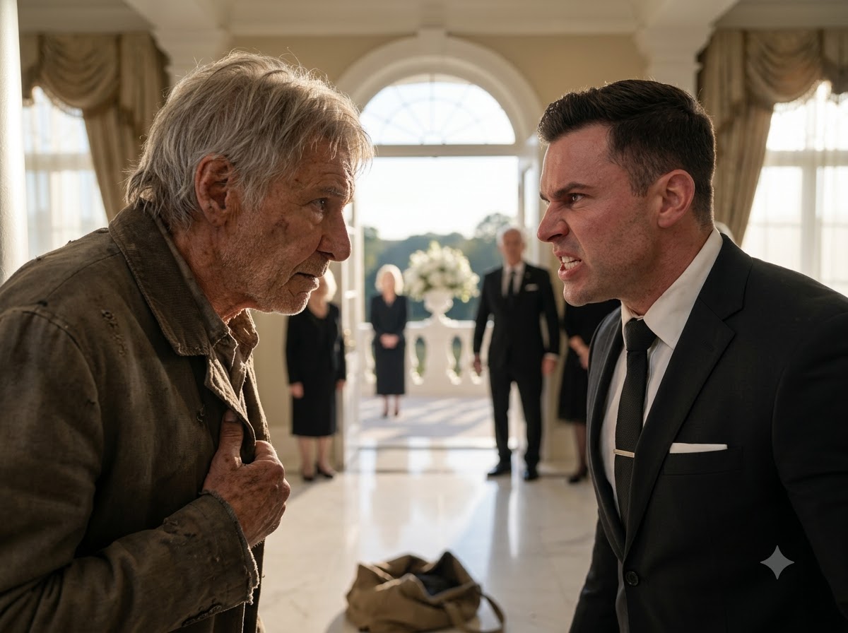A Mansion Guard Shoved Me Into A Marble Column And Said, “Men Like You Belong On The Sidewalk”